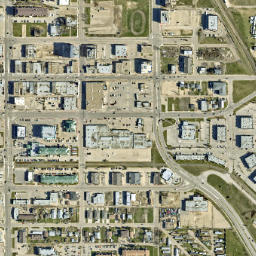 100 Street, Grande Prairie, AB T8V 0R9 High Resolution Satellite Map