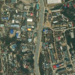 Tynda map(satellite map)