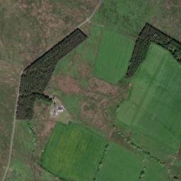 Pennine Way, Northumberland National Park High Resolution Satellite Map