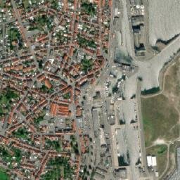 Nexø map(satellite map)