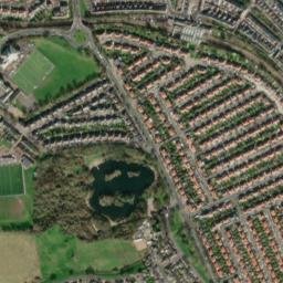 Whitley Bay map(satellite map)
