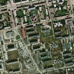 Chebarkul’ map(satellite map)