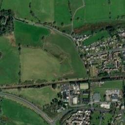 Park Road, Haltwhistle, Northumberland High Resolution Satellite Map