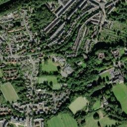 Durham, UK High Resolution Satellite Map