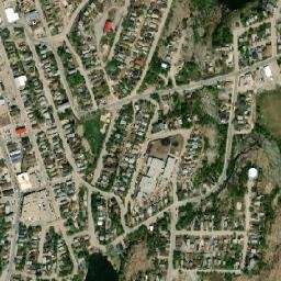 Flin Flon map(satellite map)
