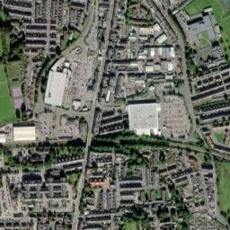 Bishop Auckland map(satellite map)