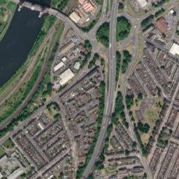 Tees Bridge Approach Road, UK High Resolution Satellite Map