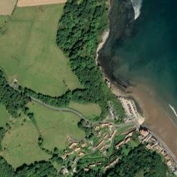 A174, Whitby, North Yorkshire YO21, UK High Resolution Satellite Map