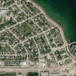 Cold Lake map(satellite map)