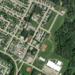 Fox Creek map(satellite map)