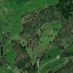 B5286, Lake District National Park, Ambleside High Resolution Satellite Map