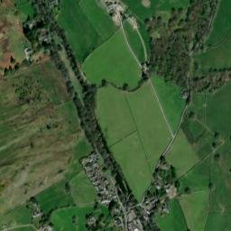 Hall Lane, Lake District National Park, Staveley, Cumbria  High Resolution Satellite Map