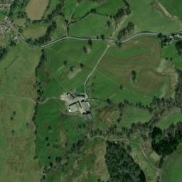 B5285, Lake District National Park, Ambleside High Resolution Satellite Map