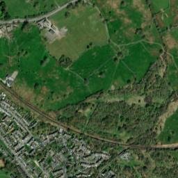 A591, Lake District National Park, Windermere High Resolution Satellite Map