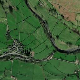 2 High Row, Yorkshire Dales National Park High Resolution Satellite Map