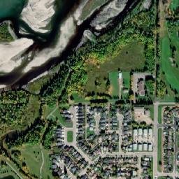 Whitecourt map(satellite map)