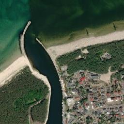 Mrzeżyno map(satellite map)