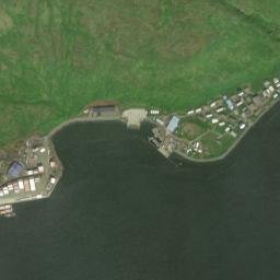 Akutan map(satellite map)