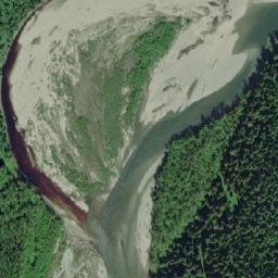 Satellite view of Kitimat Golf Course