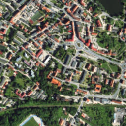 Kętrzyn map(satellite map)