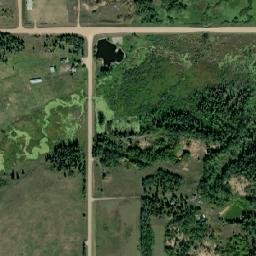 Range Road 235, Opal, AB T0A 2R0, Canada High Resolution Satellite Map