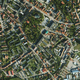 Olecko map(satellite map)
