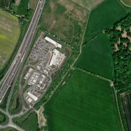 A1(M), Wetherby, North Yorkshire LS22, UK High Resolution Satellite Map