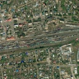 Inza map(satellite map)