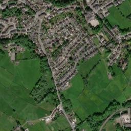 1 Colne Road, Queensbury, Bradford High Resolution Satellite Map