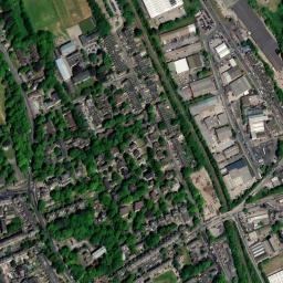 Satellite view of Bradford Moor Golf Club.