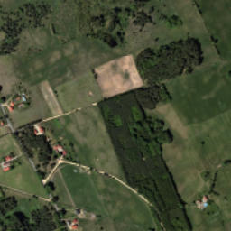 Powiat mrągowski map(satellite map)