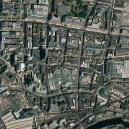City and Borough of Leeds map(satellite map)