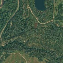 Upper Mud River Road, Prince George High Resolution Satellite Map