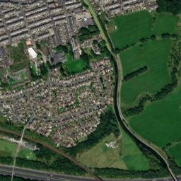 Rishton map(satellite map)