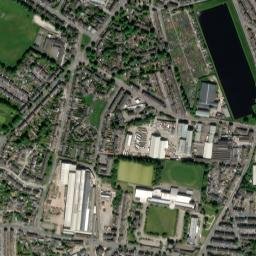 172 Spring Hall Lane, Halifax, West Yorkshire High Resolution Satellite Map