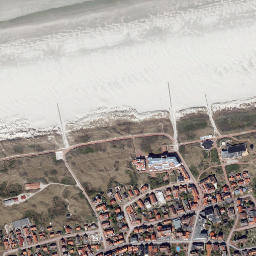 Juist map(satellite map)