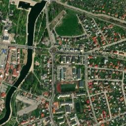Pisz map(satellite map)
