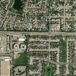 9103-9343 167 Avenue Northwest, Edmonton High Resolution Satellite Map