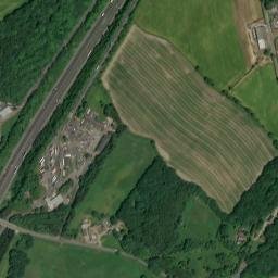 M1, Wakefield, West Yorkshire WF4, UK High Resolution Satellite Map