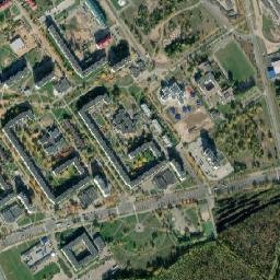 Druzhny map(satellite map)