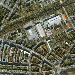 Winterhude map(satellite map)