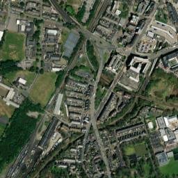 32 Manchester Road, Bury BL9, UK High Resolution Satellite Map