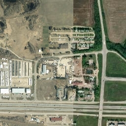 10025 Winterburn Road Northwest, Edmonton High Resolution Satellite Map