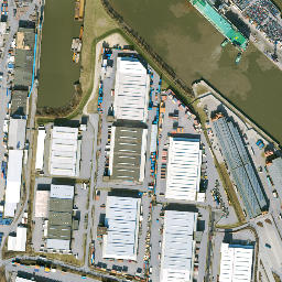 Kleiner Grasbrook map(satellite map)