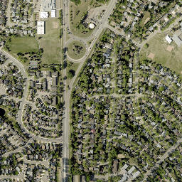 Sherwood Park map(satellite map)