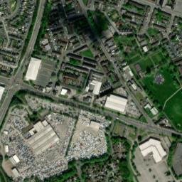 West Gorton, after Hyde Road/Pottery Lane High Resolution Satellite Map