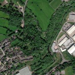 7 Graphite Way, Hadfield, Glossop, Derbyshire High Resolution Satellite Map