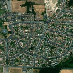 Bircotes map(satellite map)
