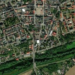 Świecie map(satellite map)