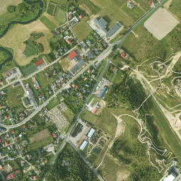 Kurzętnik map(satellite map)